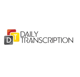 dailytranscription.com logo